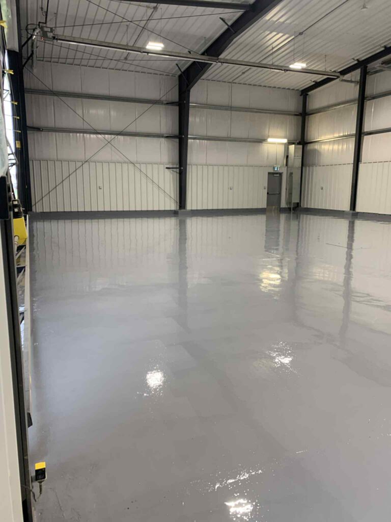 Warehouse flooring project in San Antonio, TX