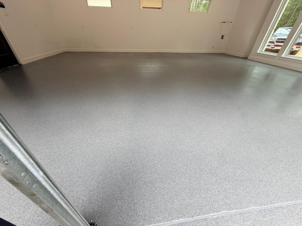 Quartz flooring system project in San Antonio, TX