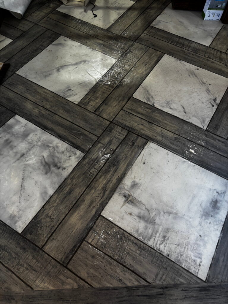 Concrete overlay project in Austin, TX