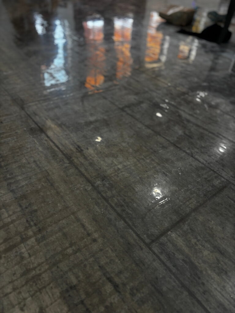 Concrete overlay project in Cibolo, TX