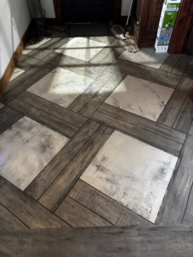 Concrete overlay project in San Antonio, TX