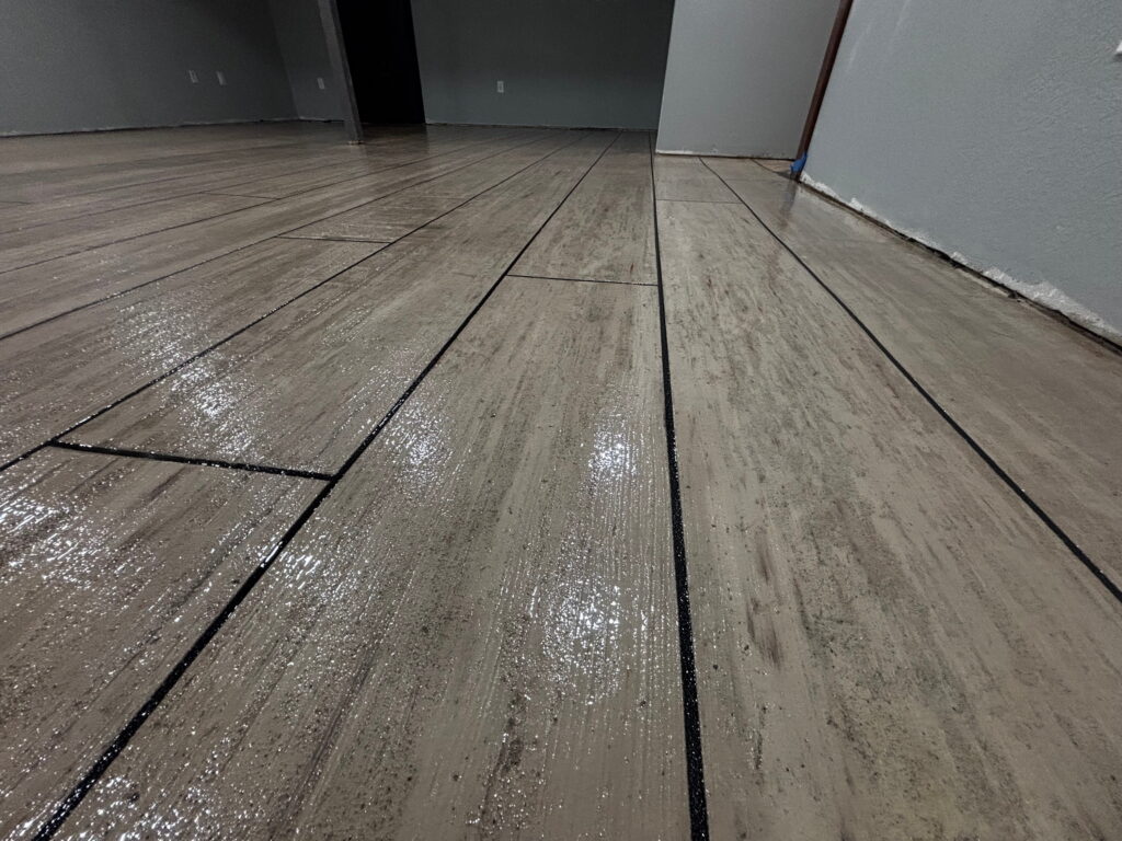 Concrete overlay project in Seguin, TX