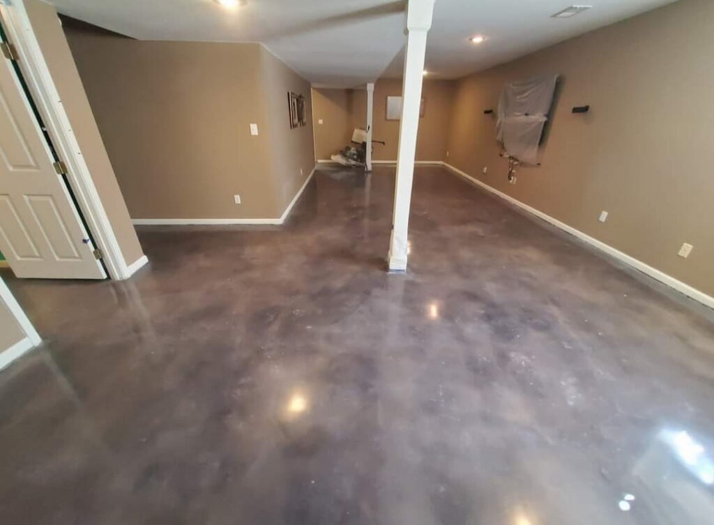 Polished concrete flooring project in San Antonio, TX