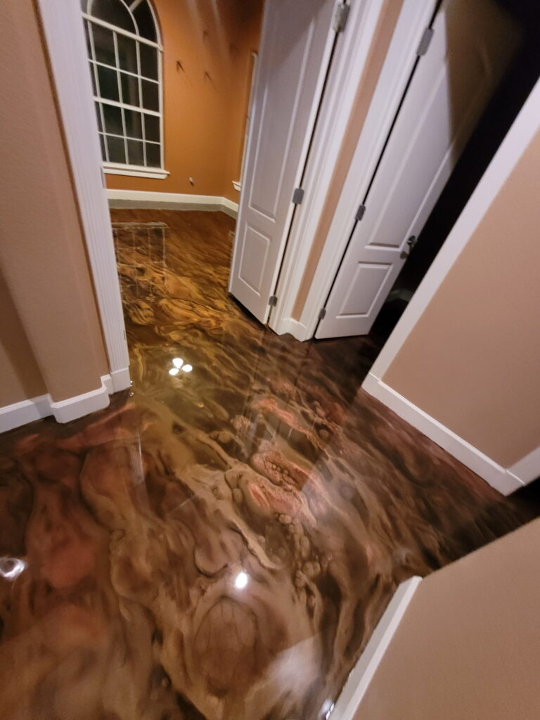Commercial epoxy flooring project in Fair Oaks Ranch, TX