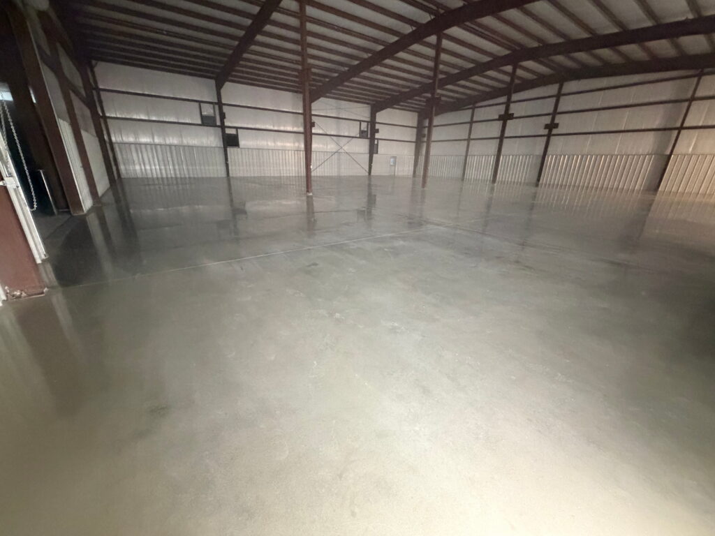 Polished concrete flooring project in San Antonio, TX