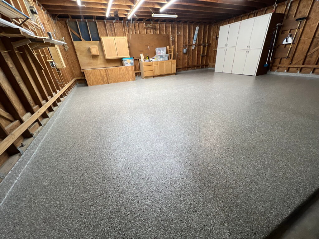 Epoxy flooring project in San Antonio, TX