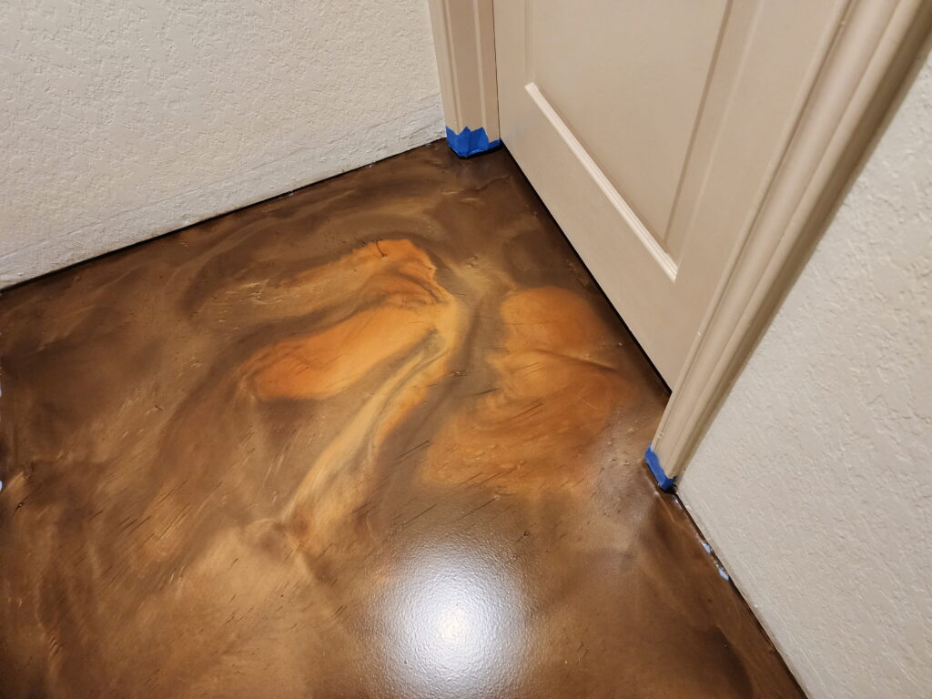 Epoxy flooring project in Seguin, TX