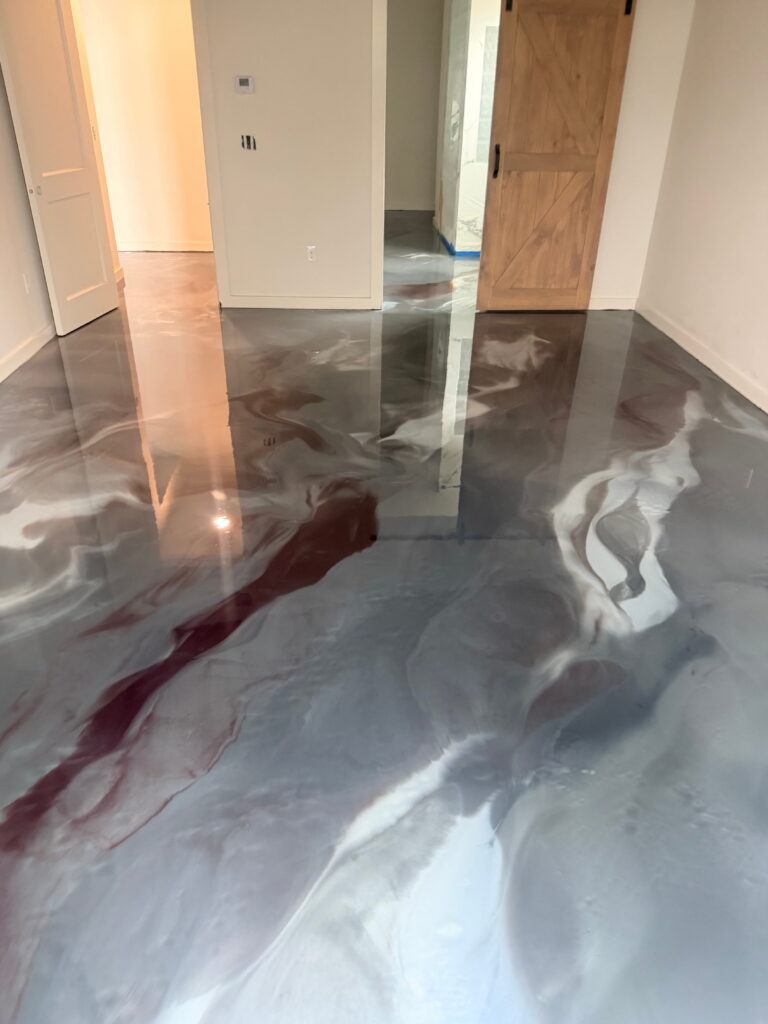 metallic epoxy flooring fair oaks ranch tx