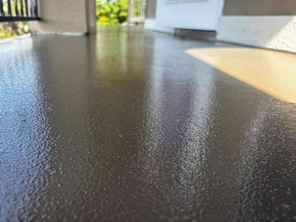 Porch and patio epoxy flooring in Schertz, TX