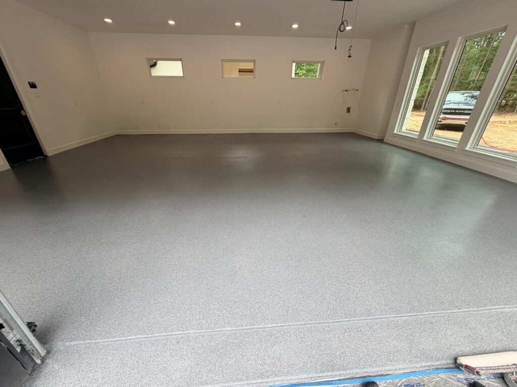 Quartz flooring system project in Austin, TX