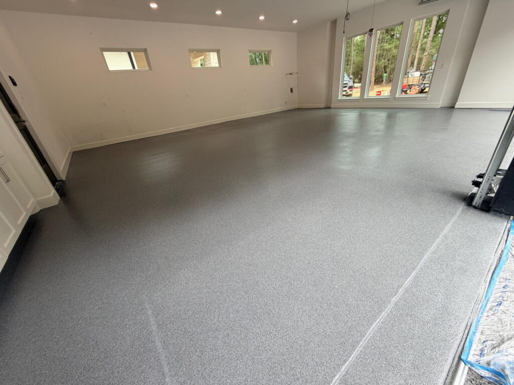 Quartz flooring system project in San Antonio, TX