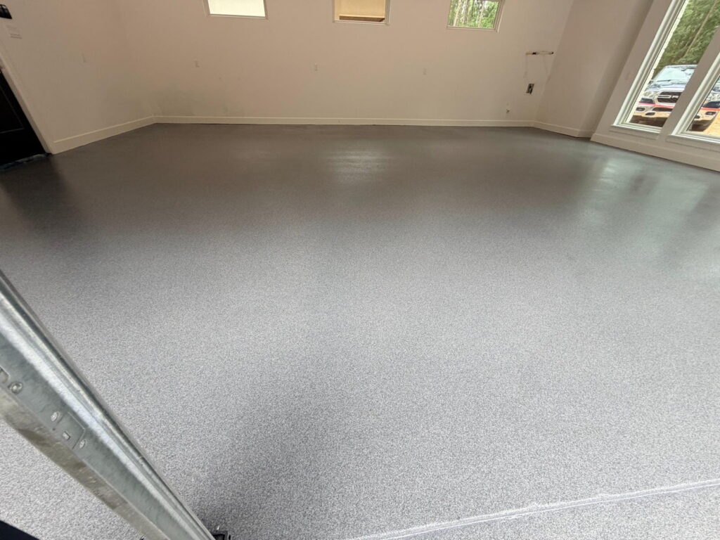 Quartz flooring system project in San Antonio, TX