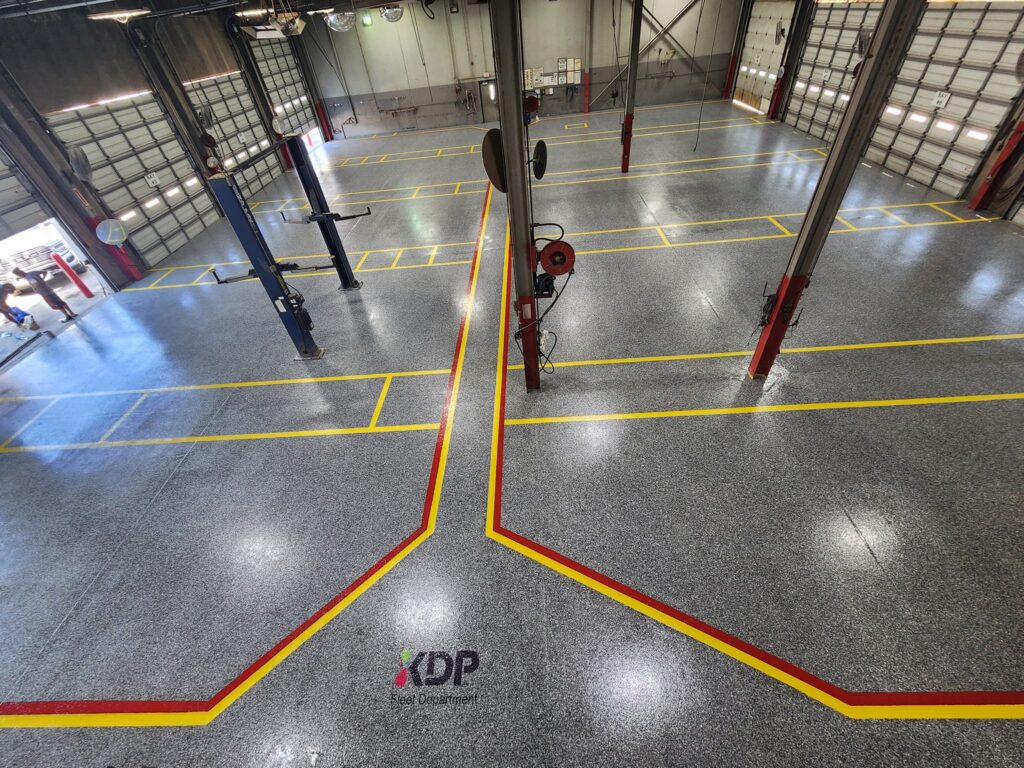 Top-choice commercial epoxy flooring project in Helotes, TX